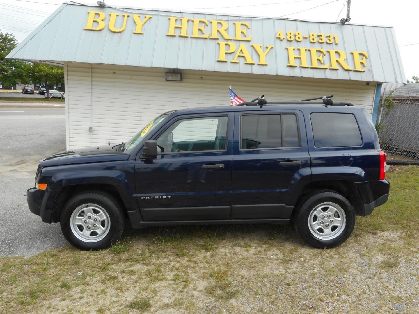 2014 Blue Jeep Patriot Sport 2WD (1C4NJPBA5ED) with an 2.0L L4 DOHC 16V engine, located at 2553 Airline Blvd, Portsmouth, VA, 23701, (757) 488-8331, 36.813889, -76.357597 - Photo#0